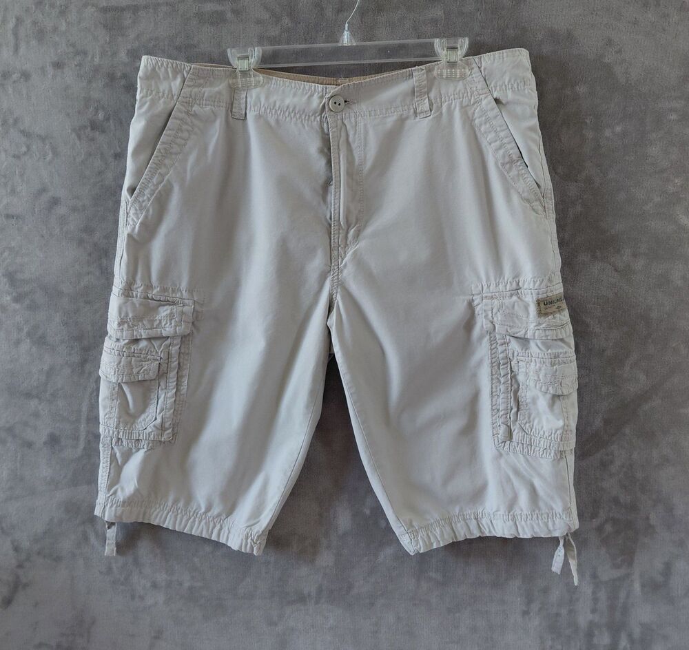 Unionbay Baggy Cargo Utility Parachute Skater Shorts Mens 36 (Fit=40) Grunge VTG